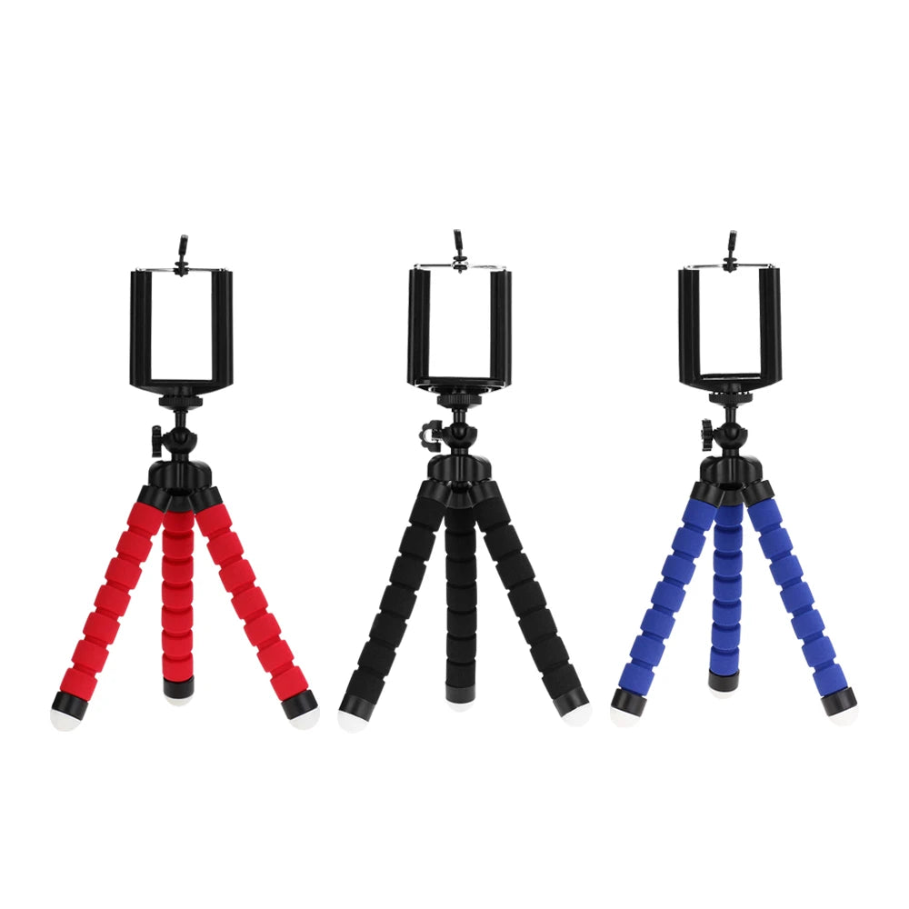Trépied Octopus Flexible pour Smartphone — Mini Trépied + Clip Universel