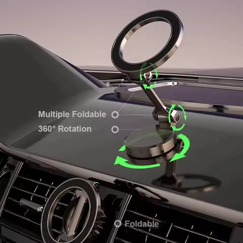 Support Magnétique Voiture MagSafe — Rotation 360°