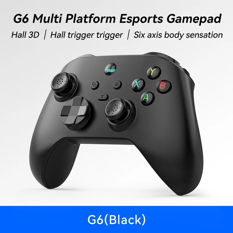 Manette de Jeu Mobile Sans Fil G6 — Switch / PC / Android / iOS | Joystick Hall