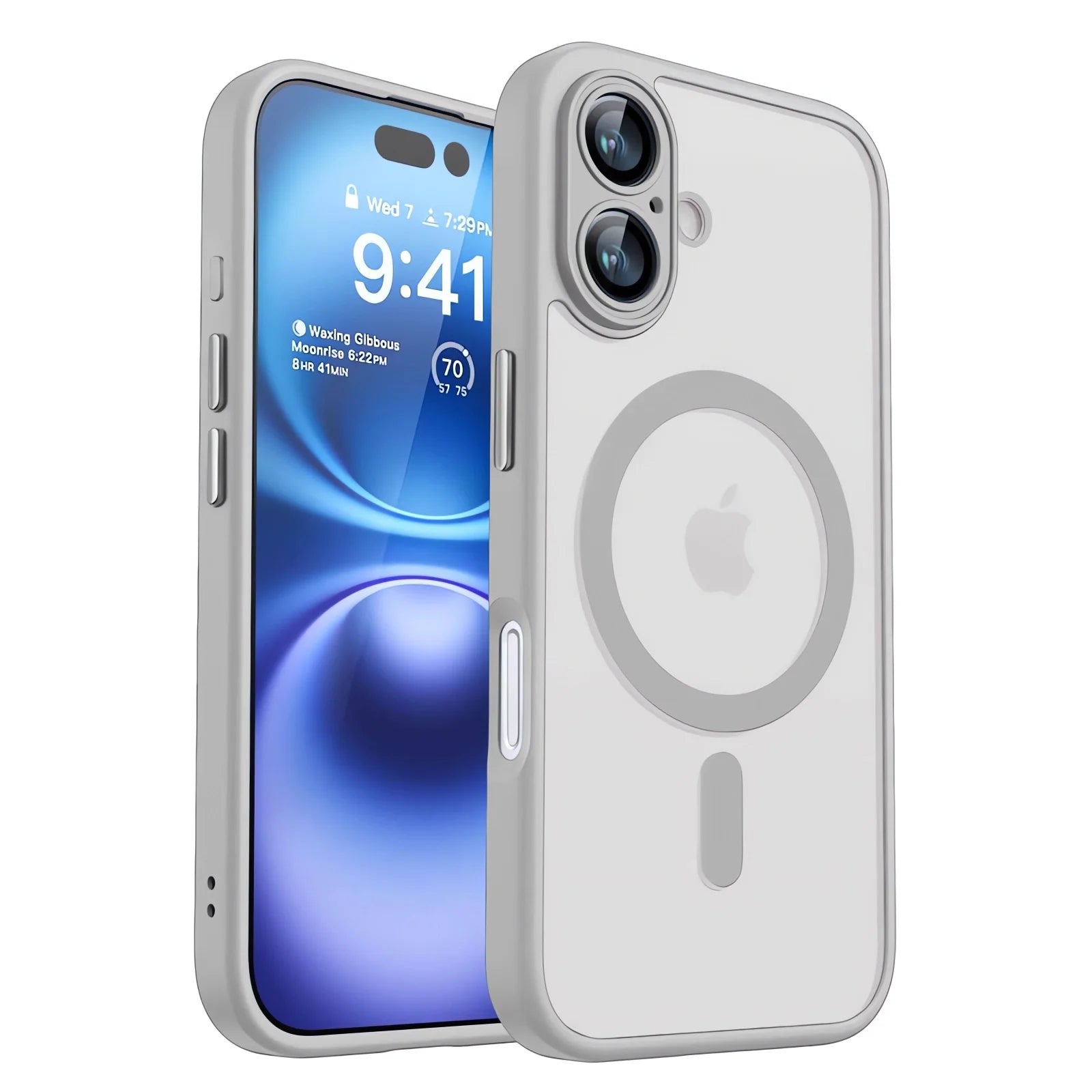 Coque Magnétique Antichoc MagSafe – Translucide Mate | iPhone 11 à 17