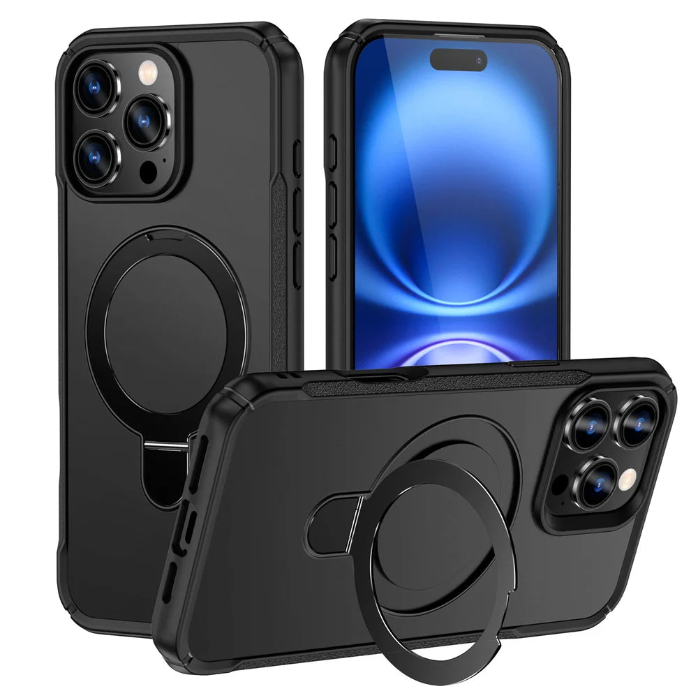 Coque Magnétique Pliable avec Support – Compatible MagSafe pour iPhone