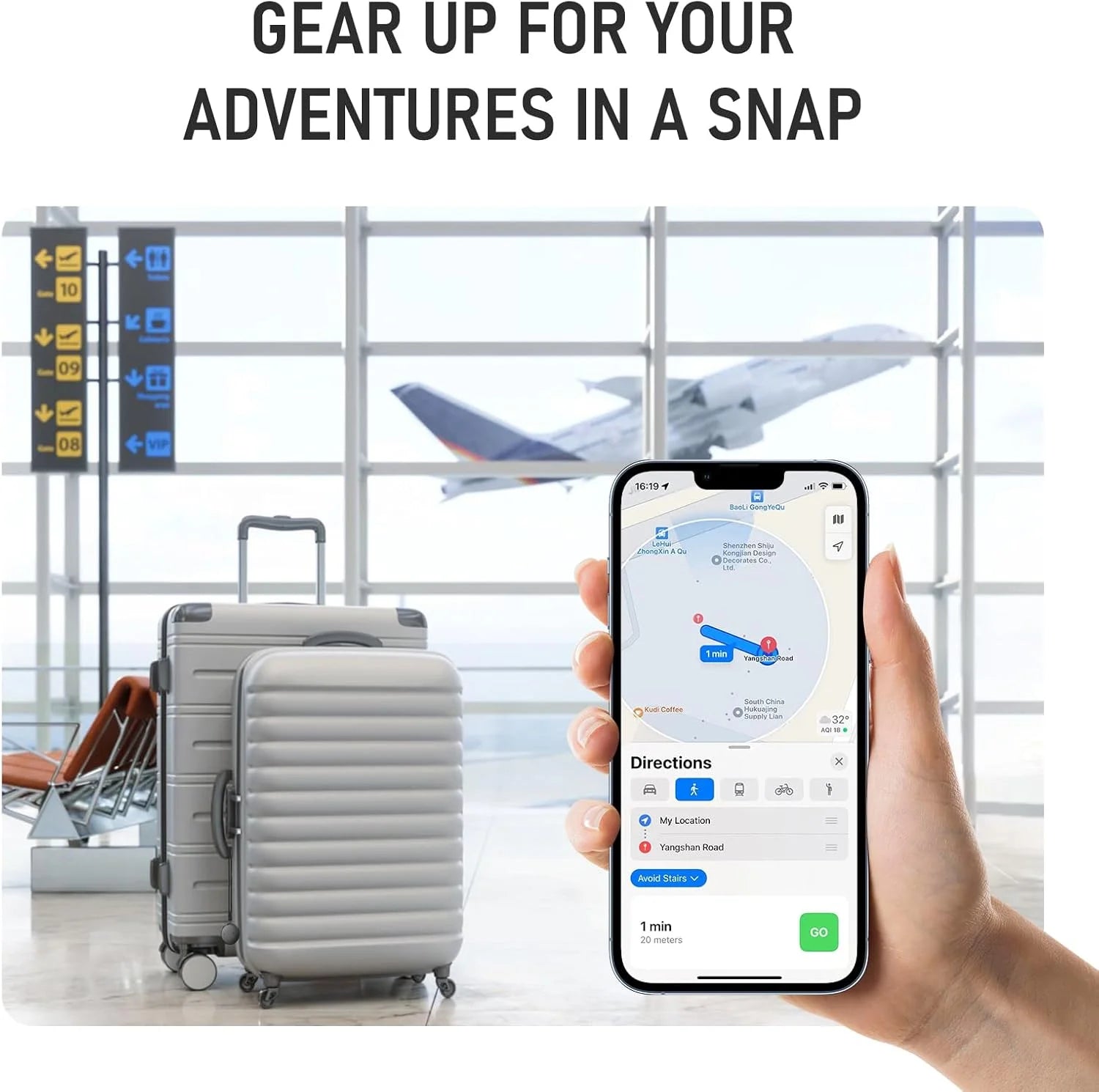 Traceur GPS Bluetooth — Compatible Apple Find My | Anti-Perte