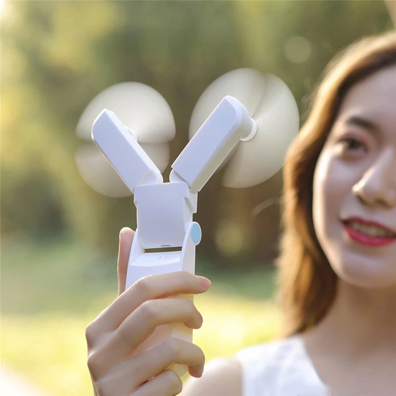 Mini Ventilateur Portable USB — Pliable & Rechargeable
