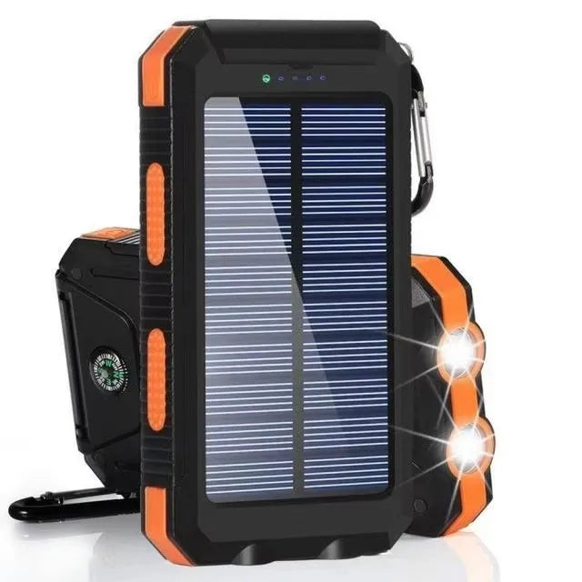 Batterie Solaire Portable 80000mAh — Chargeur Externe Ultra-Capacité