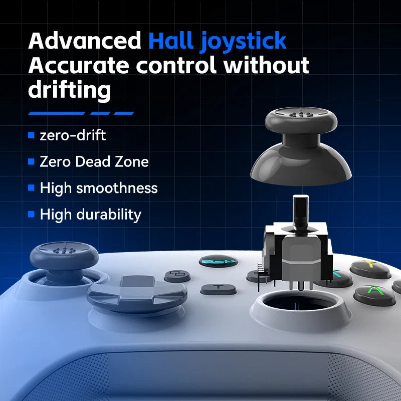 Manette de Jeu Mobile Sans Fil G6 — Switch / PC / Android / iOS | Joystick Hall