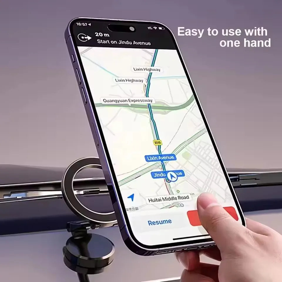 Support Magnétique Voiture MagSafe — Rotation 360°