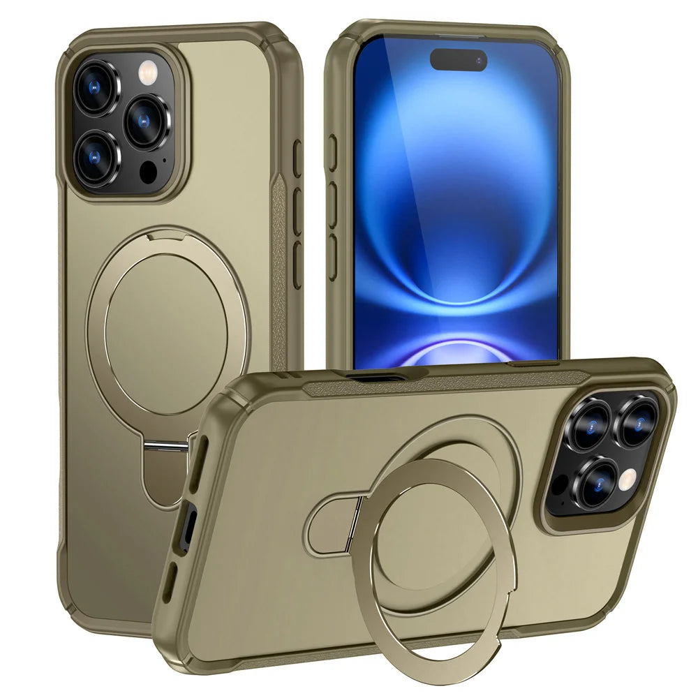 Coque Magnétique Pliable avec Support – Compatible MagSafe pour iPhone
