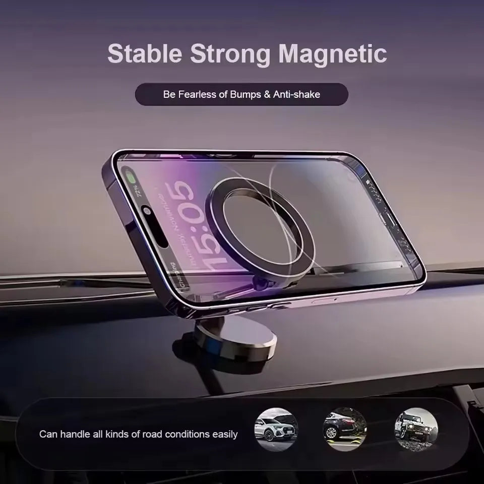 Support Magnétique Voiture MagSafe — Rotation 360°