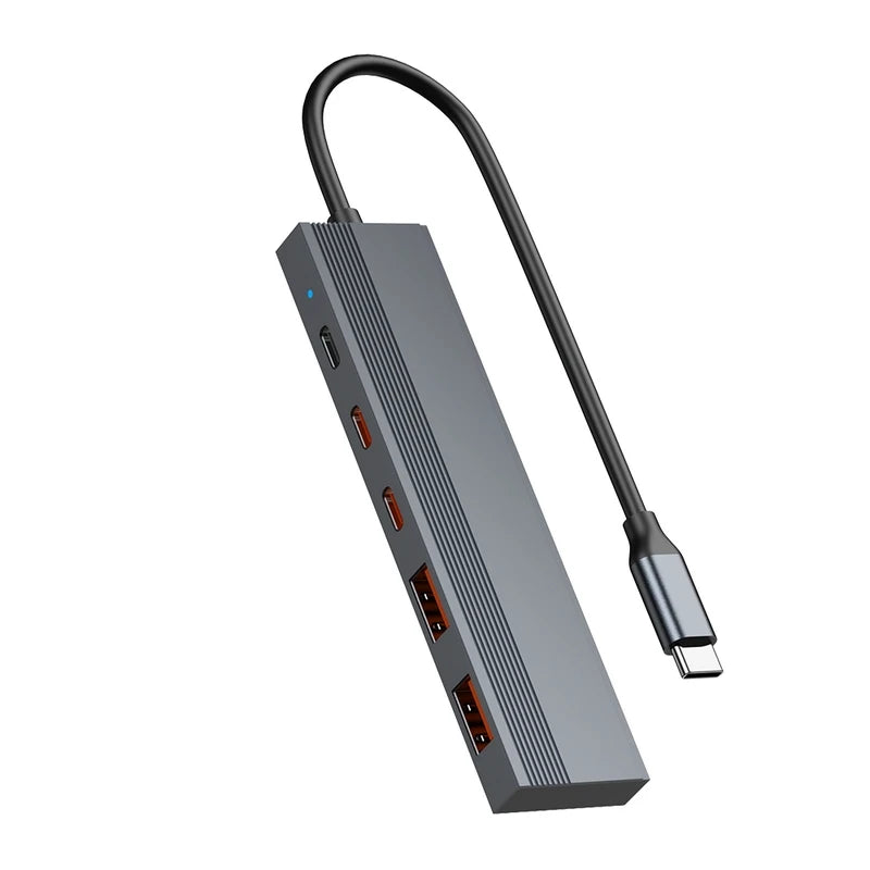 Hub USB-C 5-en-1 — 4 Ports 10 Gbps + Charge Rapide PD 100W