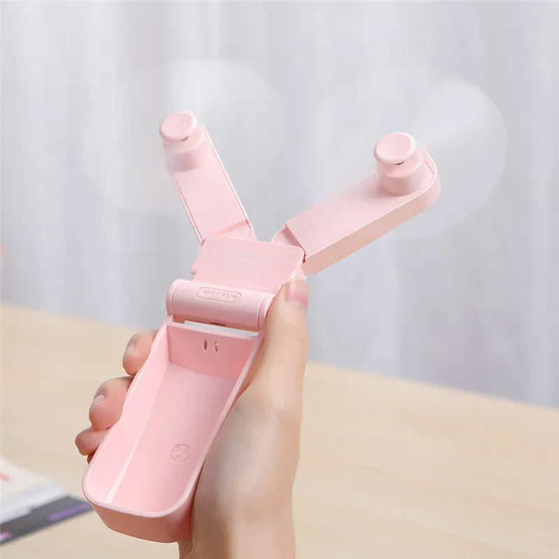 Mini Ventilateur Portable USB — Pliable & Rechargeable